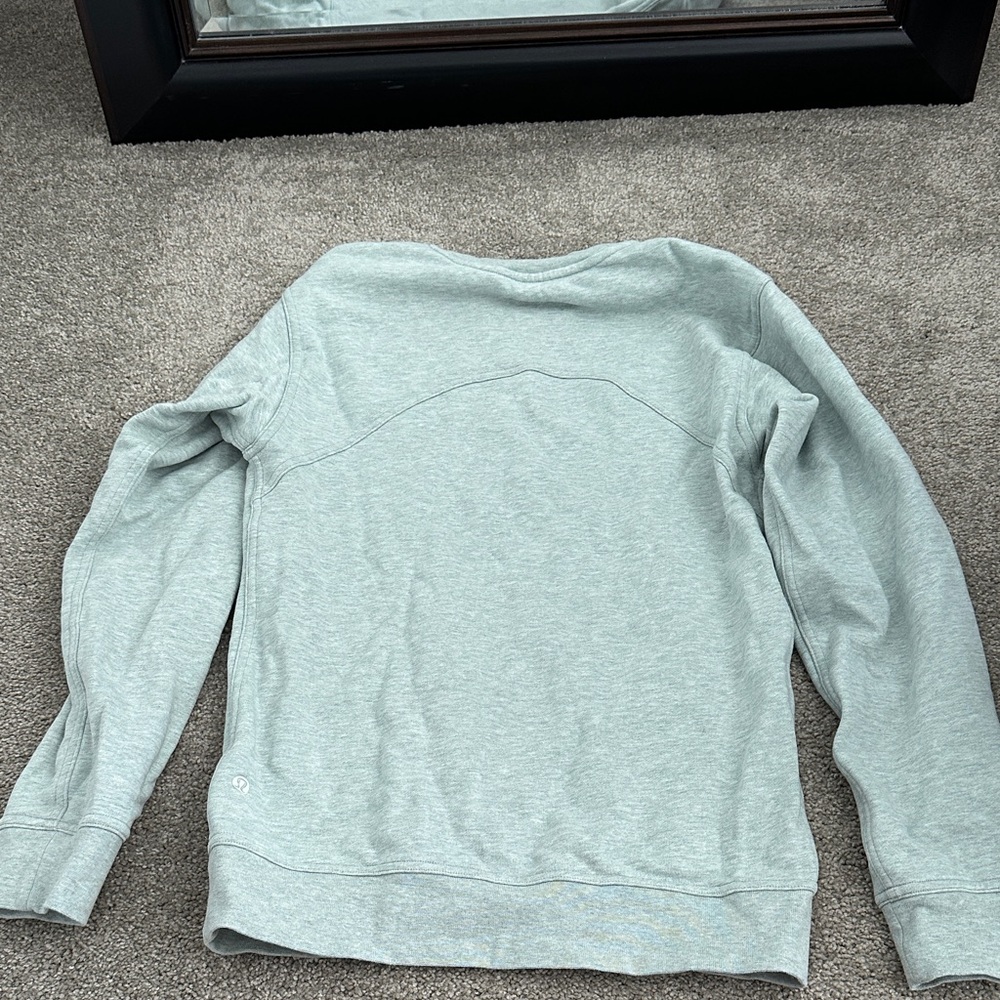 Lululemon baby blue crew neck